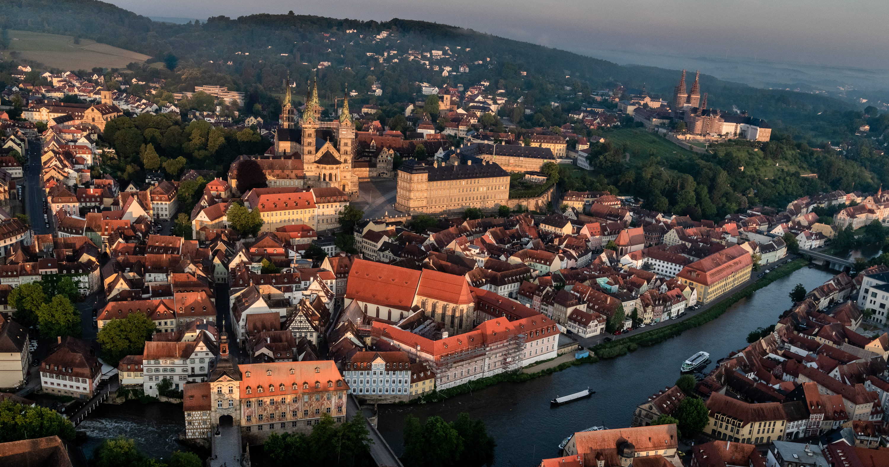 Bamberg aus der Vogelperspektive